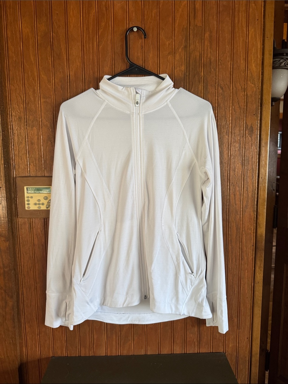 White Full-Zip Athleta Jacket